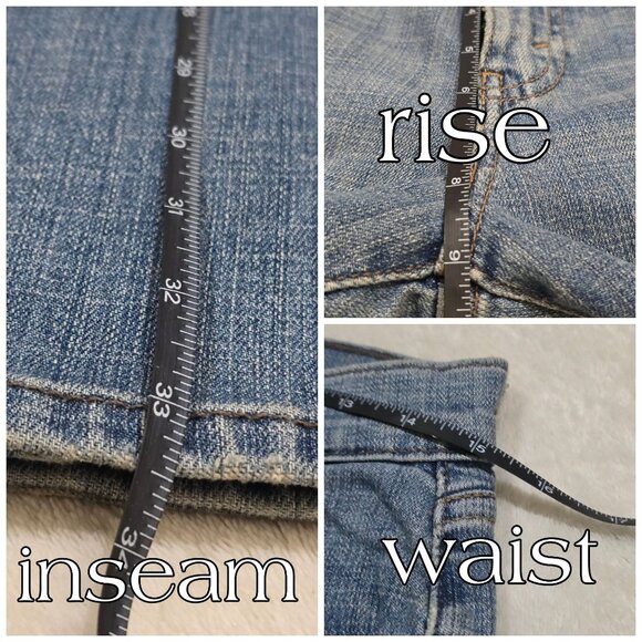 Levi's Boot Cut 515 Jeans Discontinued Mid-Rise Stretch Denim Blue 6 ☆ SOLD ☆ - Picture 8 of 11